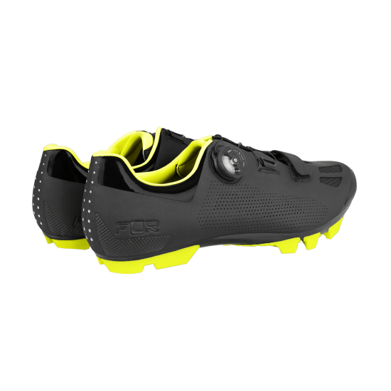 Pantofi ciclism FLR F-70 Elite Mtb - Negru/Galben neon 44 Pantofi ciclism FLR F-70 Elite Mtb - Negru/Galben neon 44