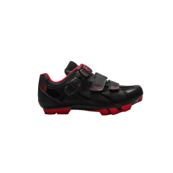 Pantofi ciclism FLR F-65 III Elite Mtb - Negru/Rosu 46