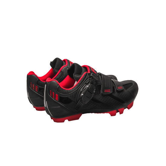 Pantofi ciclism FLR F-65 III Elite Mtb - Negru/Rosu 46 Pantofi ciclism FLR F-65 III Elite Mtb - Negru/Rosu 46