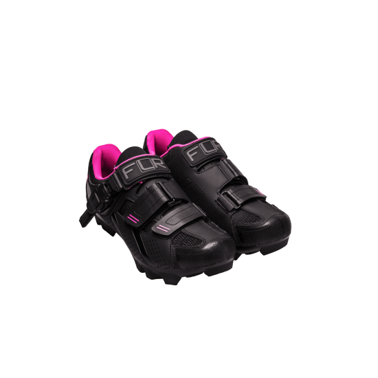 Pantofi ciclism FLR F-65 III Elite Mtb - Negru/Roz 41 Pantofi ciclism FLR F-65 III Elite Mtb - Negru/Roz 41
