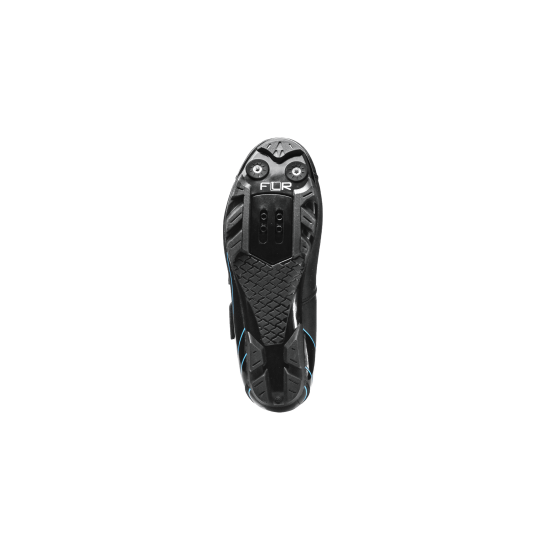 Pantofi ciclism FLR F-55 III Elite Mtb - Negru/Albastru 38 Pantofi ciclism FLR F-55 III Elite Mtb - Negru/Albastru 38