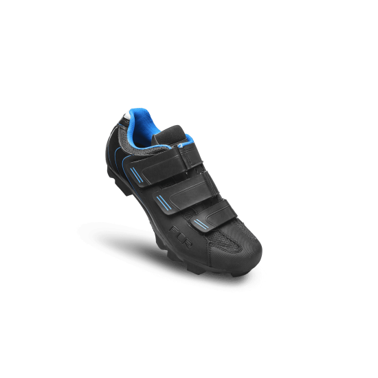 Pantofi ciclism FLR F-55 III Elite Mtb - Negru/Albastru 39 Pantofi ciclism FLR F-55 III Elite Mtb - Negru/Albastru 39