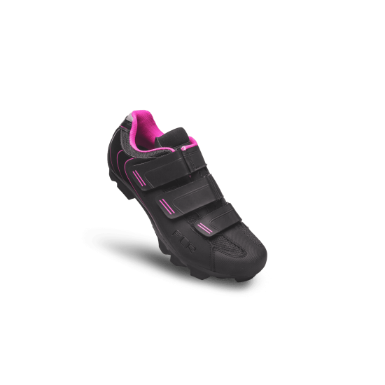 Pantofi ciclism FLR F-55 III Elite Mtb - Negru/Roz 37 Pantofi ciclism FLR F-55 III Elite Mtb - Negru/Roz 37