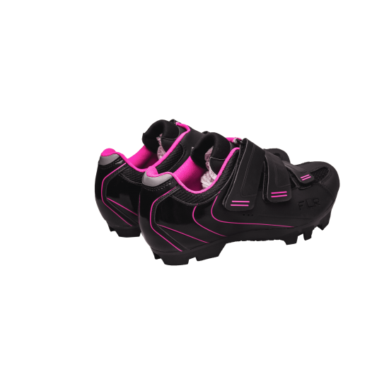 Pantofi ciclism FLR F-55 III Elite Mtb - Negru/Roz 38 Pantofi ciclism FLR F-55 III Elite Mtb - Negru/Roz 38