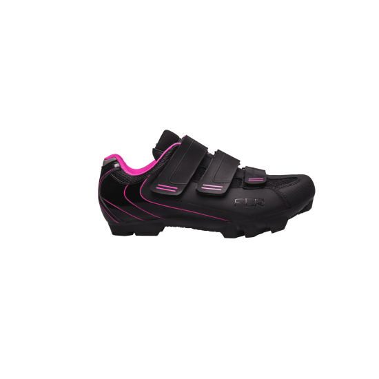 Pantofi ciclism FLR F-55 III Elite Mtb - Negru/Roz 38 Pantofi ciclism FLR F-55 III Elite Mtb - Negru/Roz 38