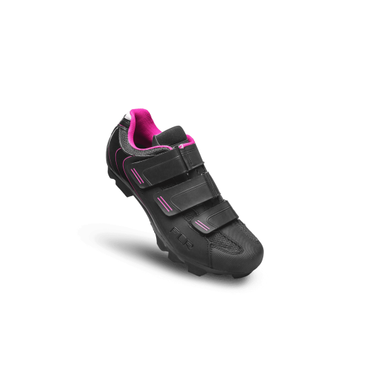 Pantofi ciclism FLR F-55 III Elite Mtb - Negru/Roz 40 Pantofi ciclism FLR F-55 III Elite Mtb - Negru/Roz 40