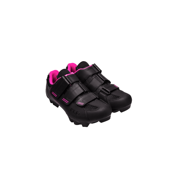 Pantofi ciclism FLR F-55 III Elite Mtb - Negru/Roz 40 Pantofi ciclism FLR F-55 III Elite Mtb - Negru/Roz 40
