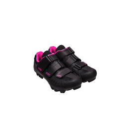 Pantofi ciclism FLR F-55 III Elite Mtb - Negru/Roz 41