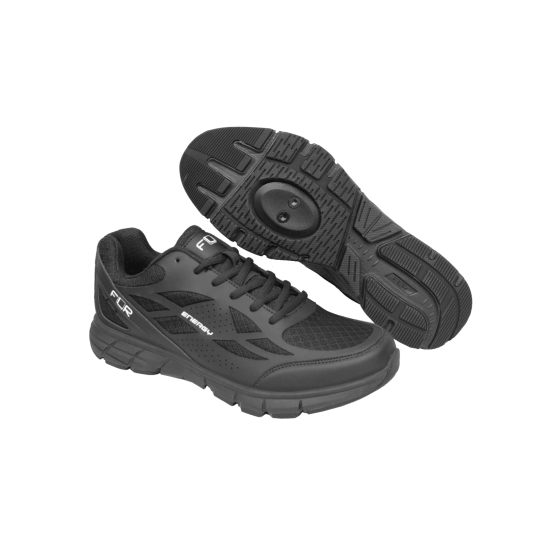 Pantofi ciclism FLR Energy Mtb - Negru 46 Pantofi ciclism FLR Energy Mtb - Negru 46