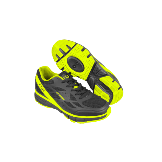 Pantofi ciclism FLR Energy Mtb - Negru/Galben neon 40 Pantofi ciclism FLR Energy Mtb - Negru/Galben neon 40