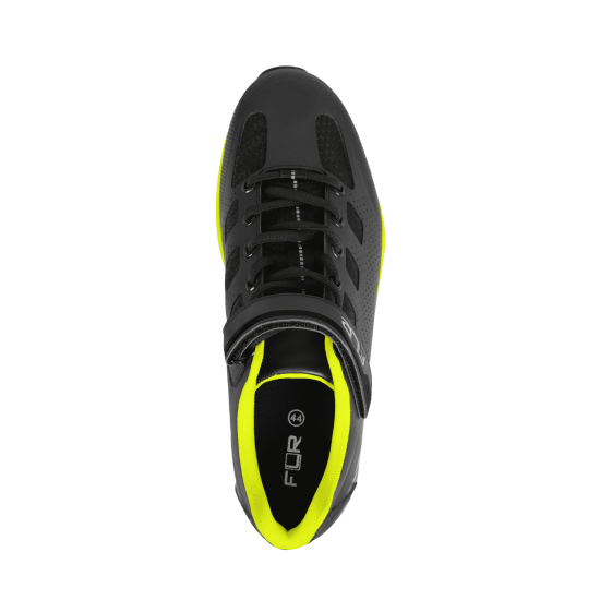 Pantofi ciclism FLR Rexston Mtb - Negru/Galben neon 42