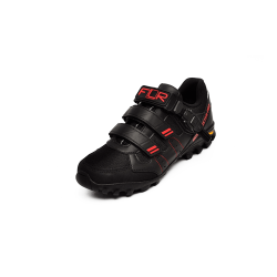 Pantofi ciclism FLR Freeride Bushmaster Pro Mtb - Negru/Rosu 45 Pantofi ciclism FLR Freeride Bushmaster Pro Mtb - Negru/Rosu 45