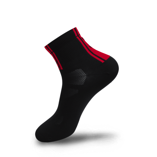 Sosete FLR Elite 9cm - Negru/Rosu 43-47 Sosete FLR Elite 9cm - Negru/Rosu 43-47