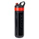 Bidon Force Loop 0.45L Negru-transparent/rosu