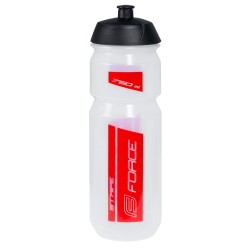 Bidon Force Stripe 0.75l transparent/rosu Bidon Force Stripe 0.75l transparent/rosu