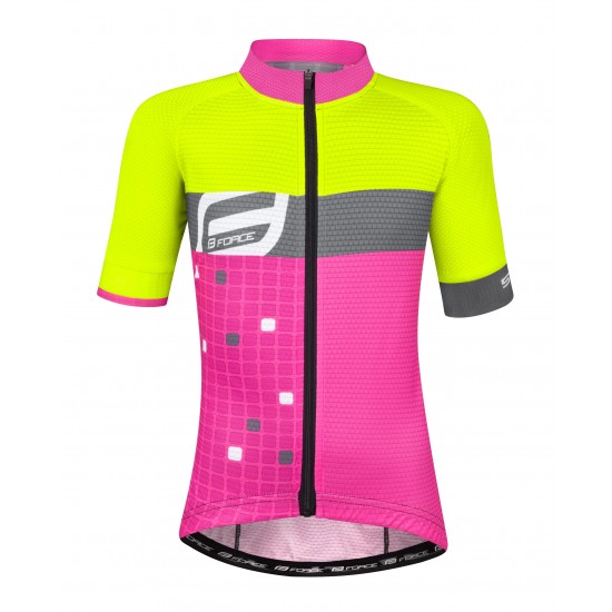 Bluza Copii Force Square fluo/roz 128-140 cm