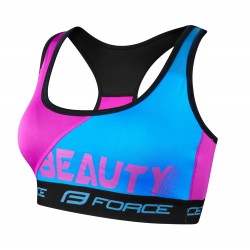 Bustiera sport Force Beauty albastru/roz XS Bustiera sport Force Beauty albastru/roz XS