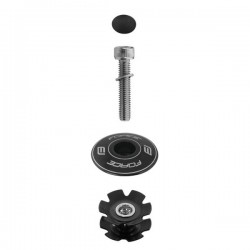 Capac si floare furca Force 1.1/8 pe negru