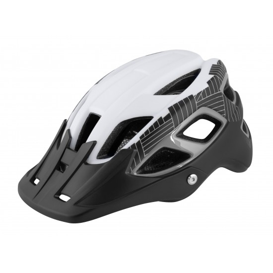 Casca Force Aves MTB E-bike, Alb-Negru Mat L-XL Casca Force Aves MTB E-bike Alb/Negru Mat L-XL (58-61 cm)
