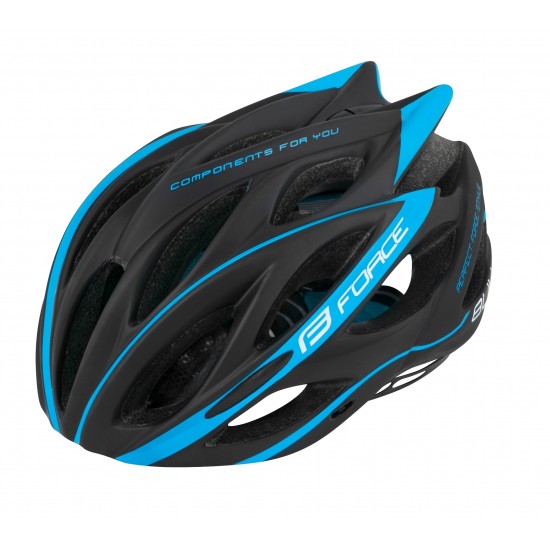Casca Force Bull Negru/Albastru S-M Casca Force Bull Negru/Albastru S-M (54-58 cm)