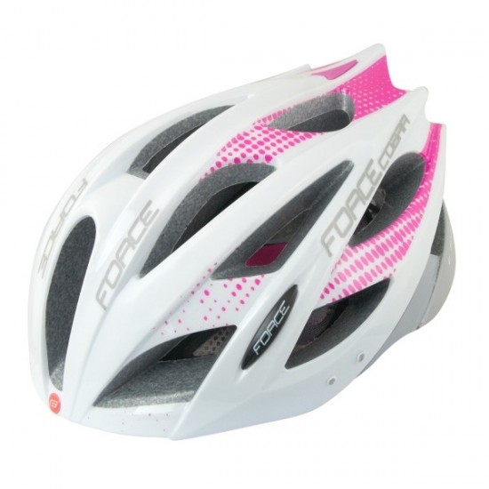 Casca Force Cobra alb/roz/gri L-XL Casca Force Cobra alb/roz/gri L-XL (58-63 cm)