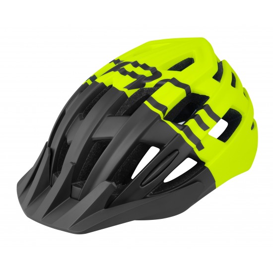 Casca Force Corella MTB negru/fluo S-M Casca Force Corella MTB negru/fluo S-M (54-58 cm)