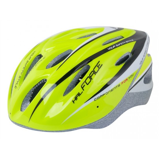 Casca Force Hal fluo/negru S-M Casca Force Hal Fluo/Black S-M (54-58 cm)