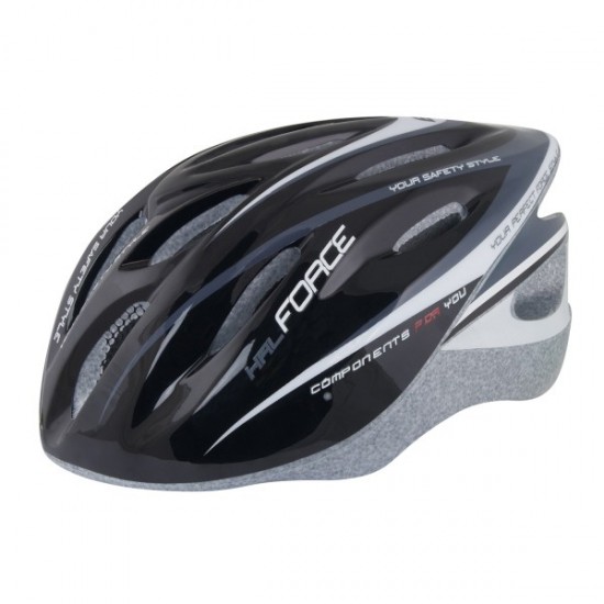 Casca Force Hal negru/gri/alb XS-S Casca Force Hal Black/Grey/White XS-S (48-54 cm)