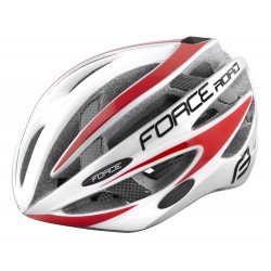 Casca Force Road alb/rosu L-XL (58-63 cm)