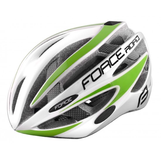Casca Force Road, alb/verde L-XL (58-63 cm) Casca Force Road alb/verde L-XL (58-63 cm)