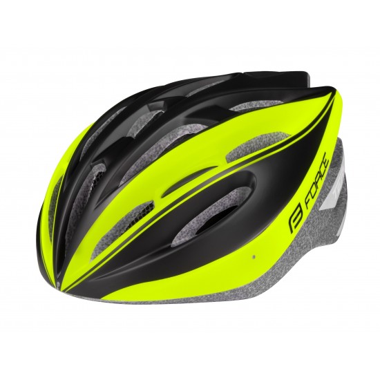 Casca Force Terry Negru/Fluo S/M Casca Force Tery Negru/Fluo S-M (54-58 cm)