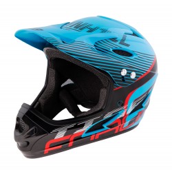 Casca Force Tiger Downhill Black/Blue/Red S-M (57-58 cm)
