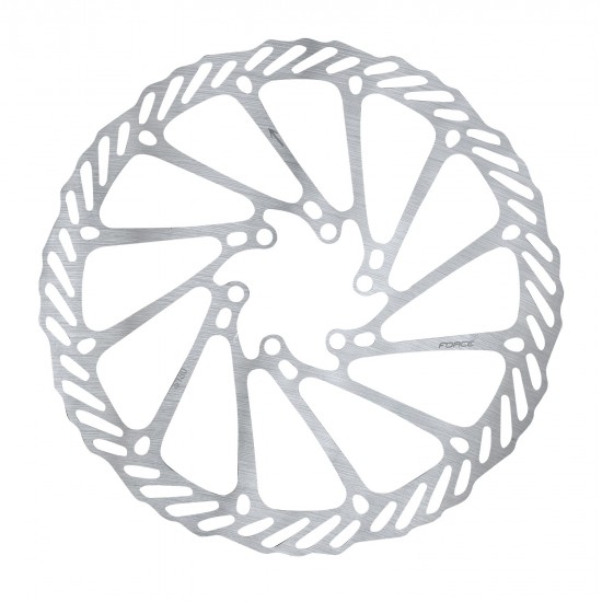 Disc frana Force-2 180 mm 6 gauri argintiu