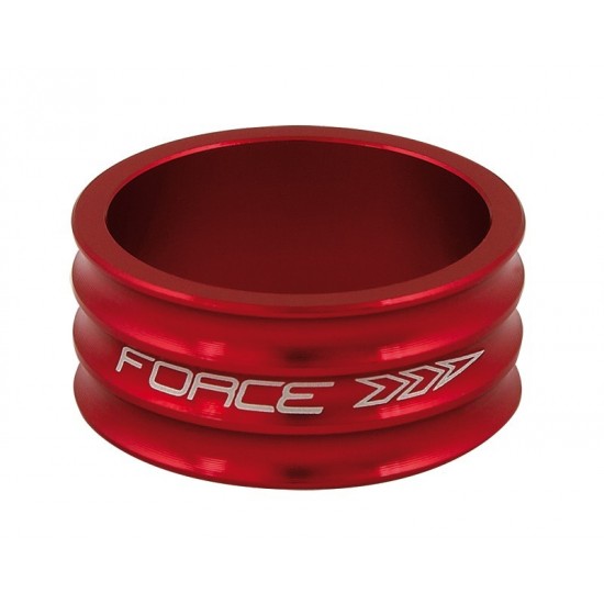 Distantier furca Force 1.1/8 15 mm al. rosu