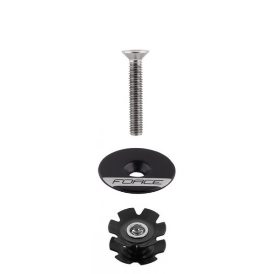 Floare furca Force 1.1/8 Al cu capac si surub negru