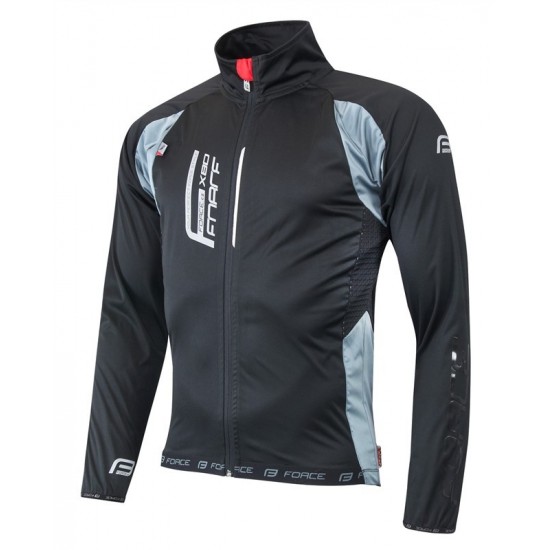 Jacheta Force F X80 subtire unisex negru gri S Jacheta Force F X80 Unisex subtire negru/gri S