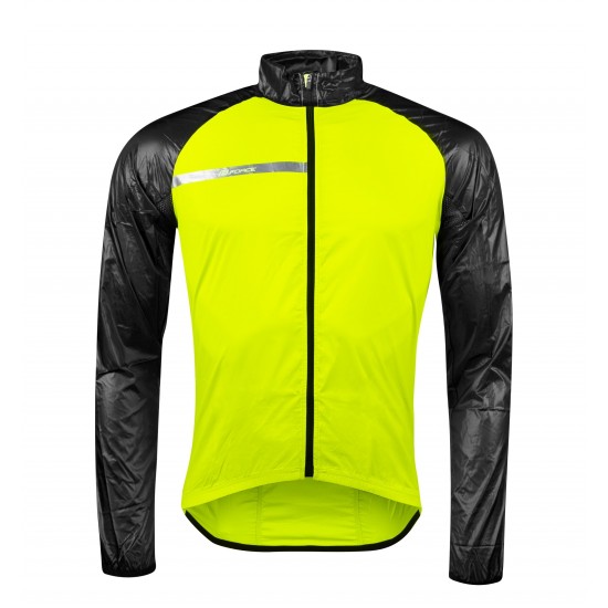 Jacheta Force Windpro Fluo/Negru M Jacheta Force Windpro Fluo/Negru M