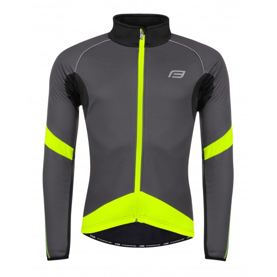 Jacheta Force X70 Windster gri/negru/fluo L Jacheta Force X70 Windster gri/negru/fluo L