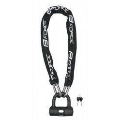 Lacat cu zale Force 100 cm/ 10 mm negru Lacat cu zale Force 100 cm/ 10 mm negru