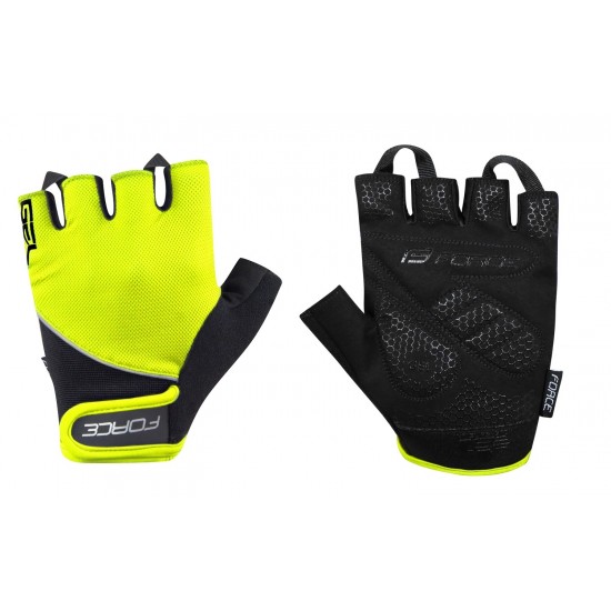 Manusi Force Gel fluo/negru XL Manusi Force Gel fluo/negru XL