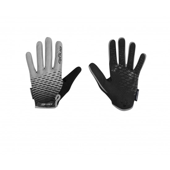 Manusi Force Kid MTB Angle, gri/negru XL Manusi Force Kid MTB Angle Grey/Black XL