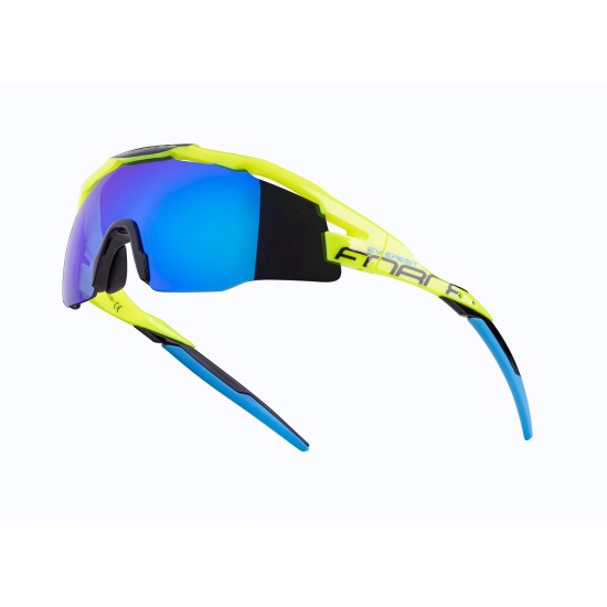 Ochelari Force Everest lentila albastra oglinda fluo