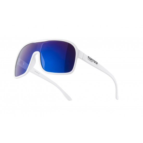 Ochelari Force Mondo lentila albastra alb mat
