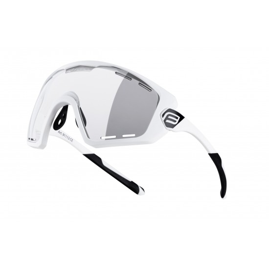 Ochelari Force Ombro Plus alb mat, lentila fotocromata Ochelari Force Ombro Plus lentila fotocromata alb mat