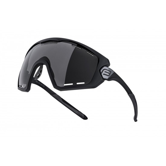 Ochelari Force Ombro Plus negru mat lentila neagra