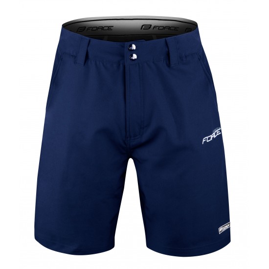 Pantaloni Force Blade MTB cu sub-pantaloni cu bazon Navy XXXL Pantaloni Force Blade MTB cu sub-pantaloni cu bazon Navy XXXL