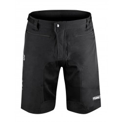Pantaloni scurti Force MTB-11 bazon detasabil Negru/Antracit L Pantaloni scurti Force MTB-11 bazon detasabil Negru/Antracit L