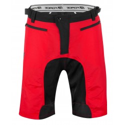 Pantaloni scurti Force MTB-11 bazon detasabil Rosu/Negru XXXL Pantaloni scurti Force MTB-11 bazon detasabil Rosu/Negru XXXL