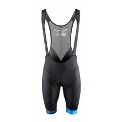 Pantaloni scurti cu bazon si bretele Force B51 negru/albastru XS