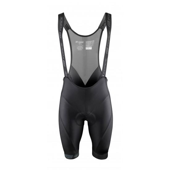 Pantaloni scurti cu bazon si bretele Force B51 Negru XL